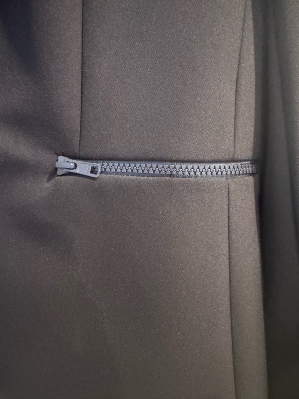 Veronica Beard Navy Scuba Tailored Blazer - Picture 3 of 5